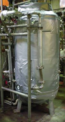 温水タンク、節電、省エネ、対策、缶、釜、カバー、エコジャケット、電気温水器　断熱カバー